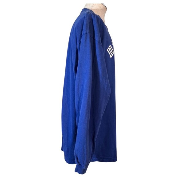 Vintage 2006 Detroit 40th Super Bowl T Shirt Mens XL Blue Long Sleeve Blue NFL - Picture 3 of 6